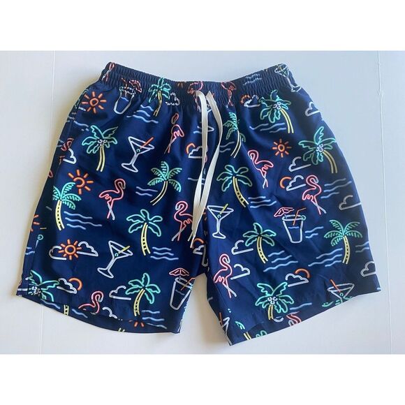 chubbies Other - Chubbies Men's Swim Trunks Large Neon Lights Drawstring Pockets Lined